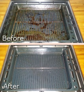 Before and After Grill Cleaning